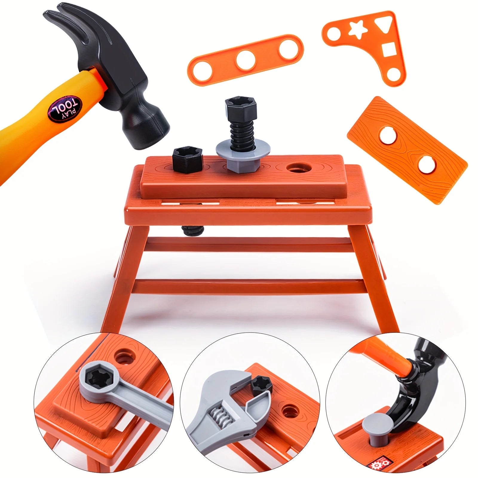 Kinder Werkzeugkasten – Lernspielzeug Simulation Reparatur Set | Ingenieur Puzzle für Jungen
