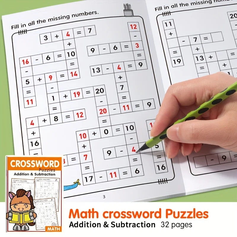 Kinder Mathe Übungsbuch – Addition & Subtraktion | Lernheft für Grundschule