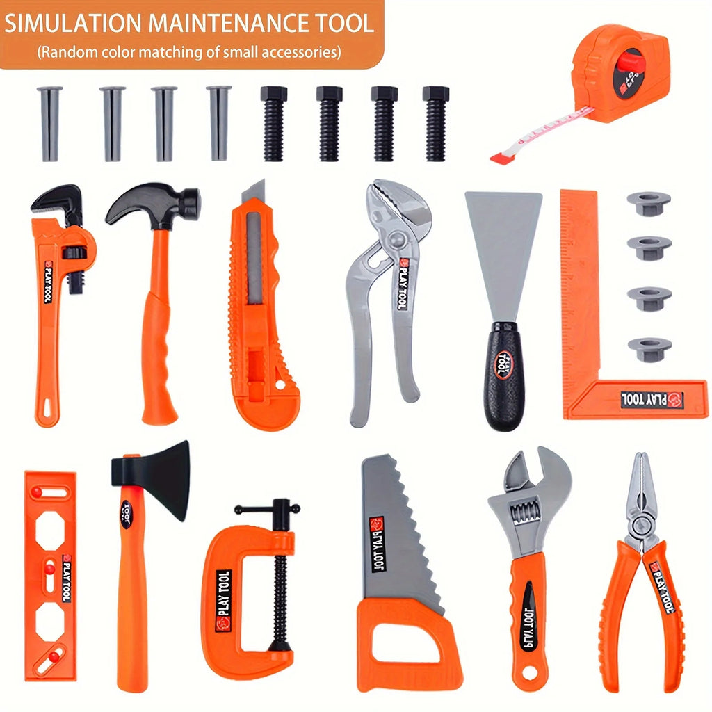 Kinder Werkzeugkasten – Lernspielzeug Simulation Reparatur Set | Ingenieur Puzzle für Jungen