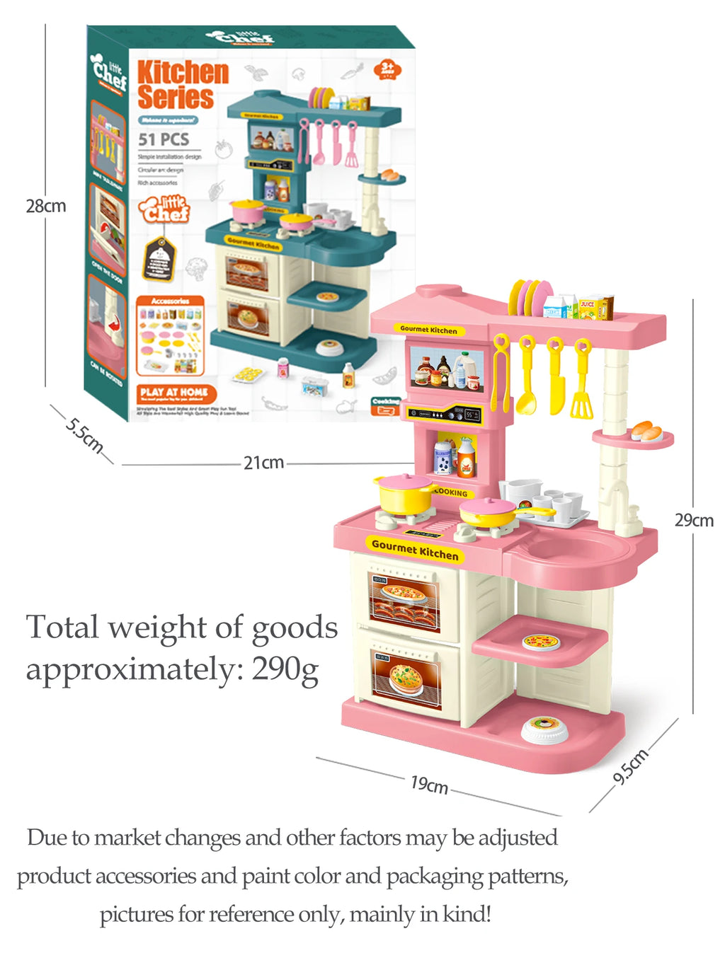 Kinder Küche Spielzeug Set – Kochtopf, Pfanne, Lebensmittel & Besteck | Rollenspiel für Jungen & Mädchen ab 3
